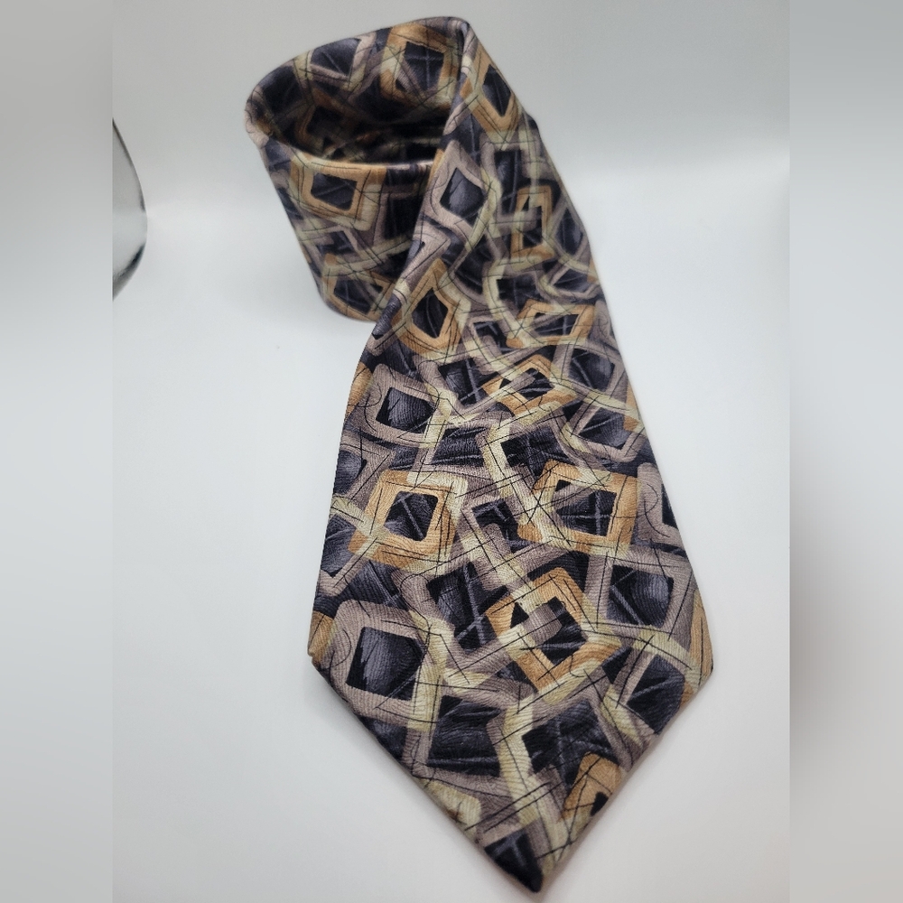 Silk Vintage Carlos Devenezia Neck Tie